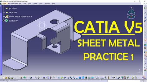 aerospace sheet metal design catia|sheet metal design practice pdf.